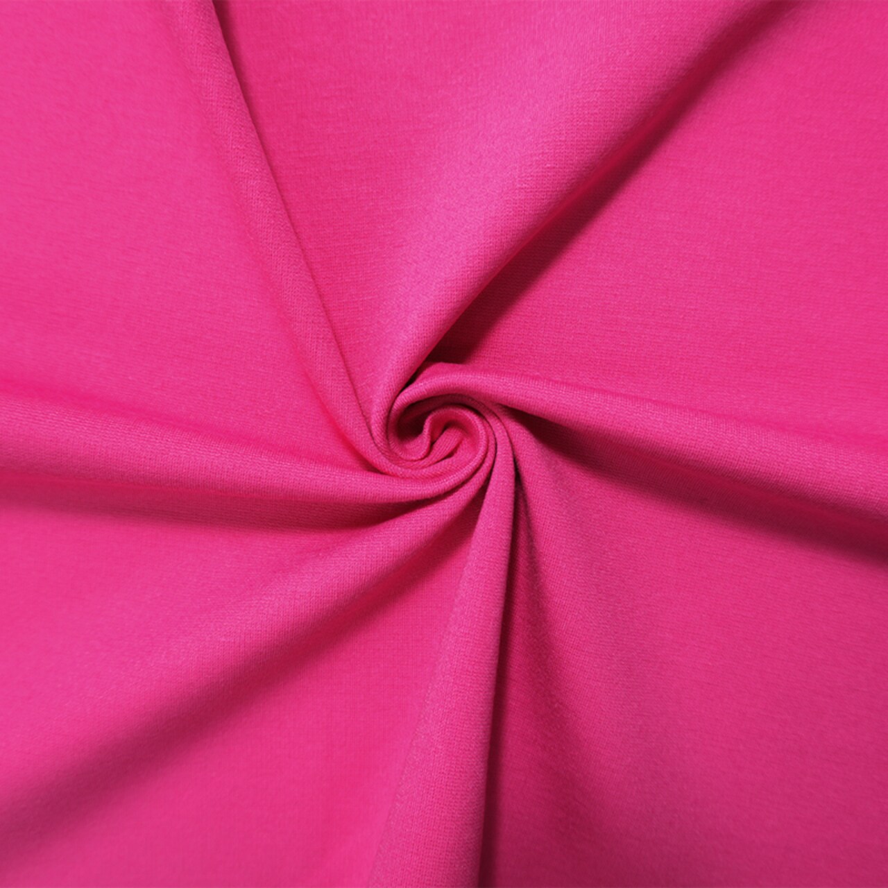 Pink Nylon Blend Stretch Solid Ponte De Roma Double Knit Fabric By the Yard
